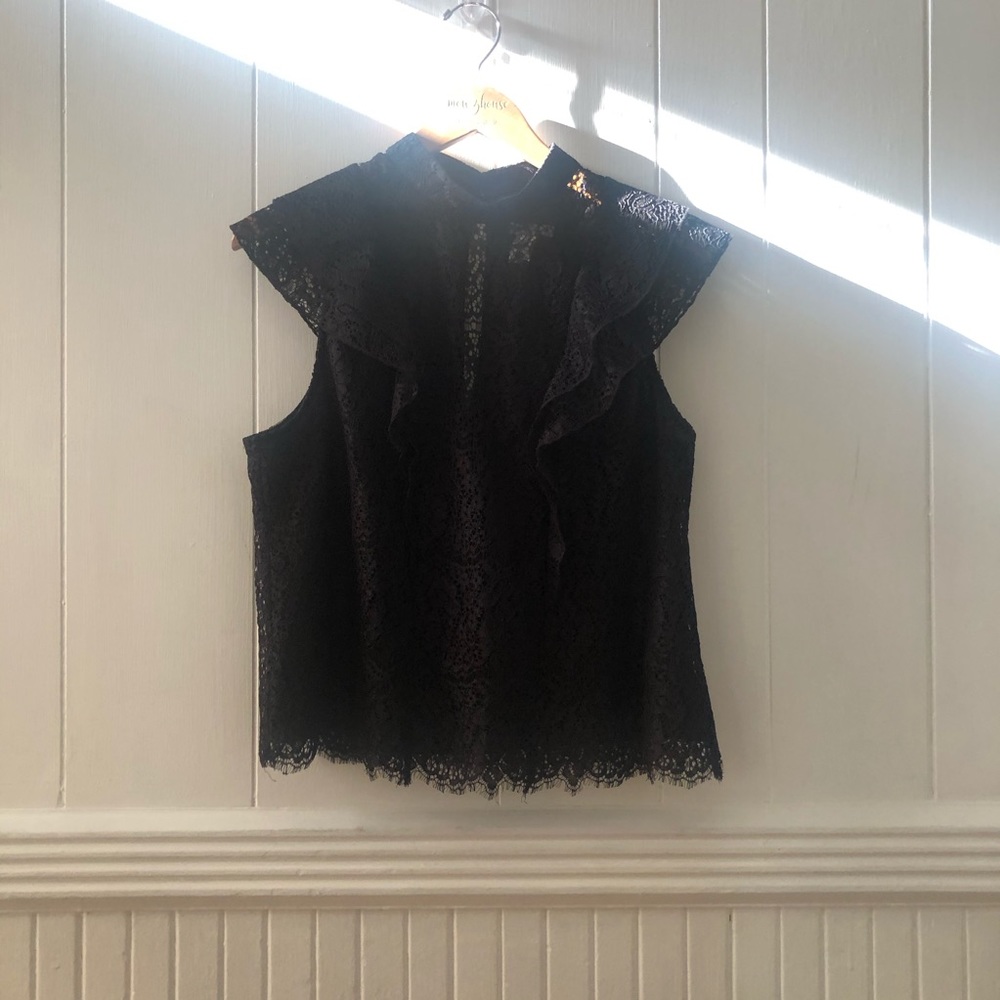 H&M Ruffles Lace Top - Picture 4 of 8